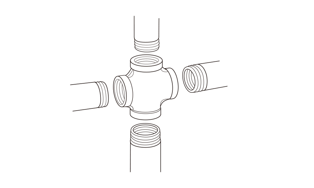 クロス 接続イメージ