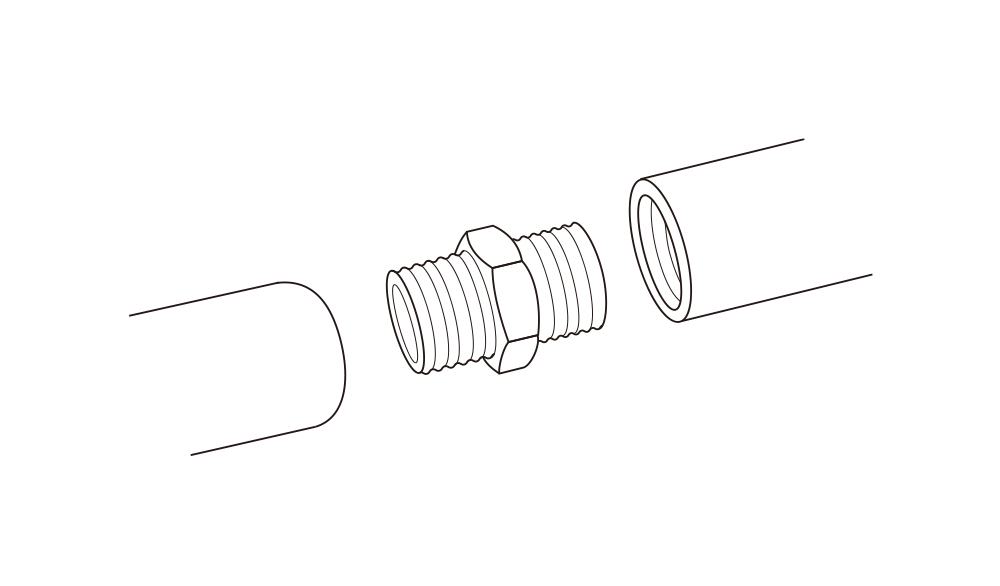 ニップル 接続イメージ